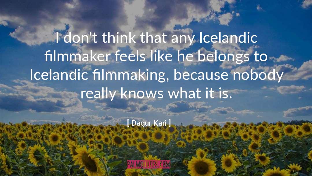 Icelandic quotes by Dagur Kari