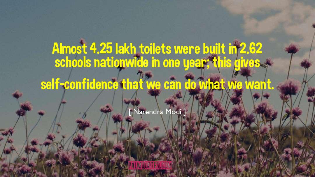 Icera Toilets quotes by Narendra Modi