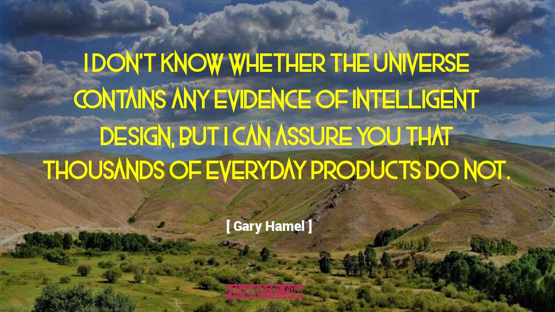 Ichidian Universe quotes by Gary Hamel