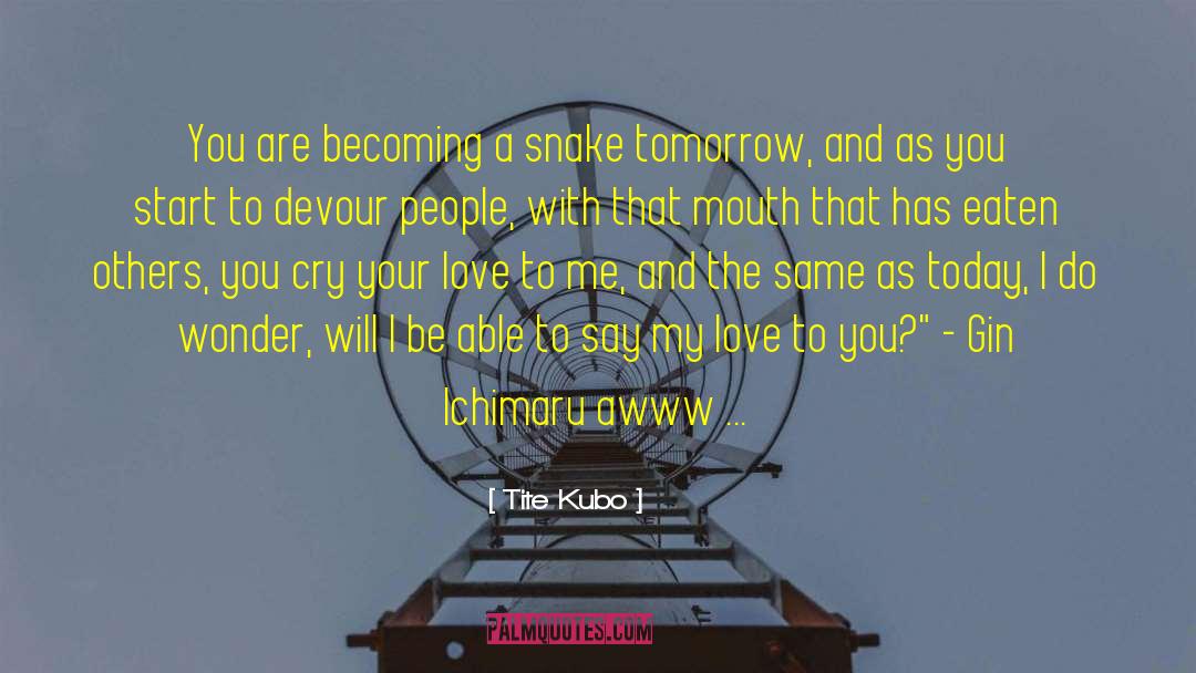 Ichimaru quotes by Tite Kubo