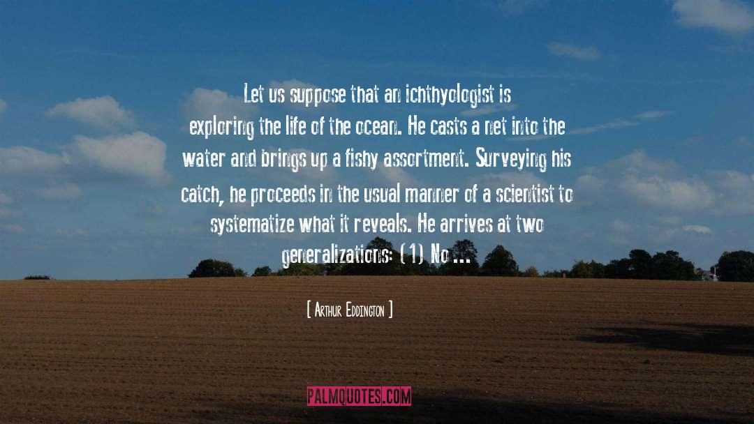 Ichthyologist quotes by Arthur Eddington