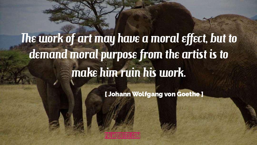 Iconic Artist quotes by Johann Wolfgang Von Goethe
