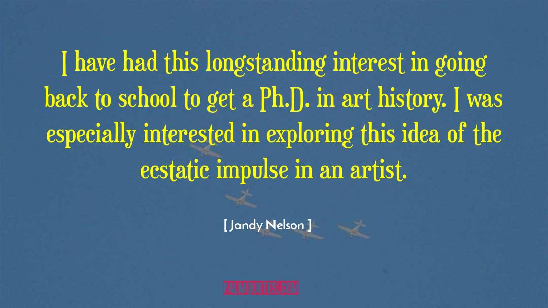 Iconic Artist quotes by Jandy Nelson