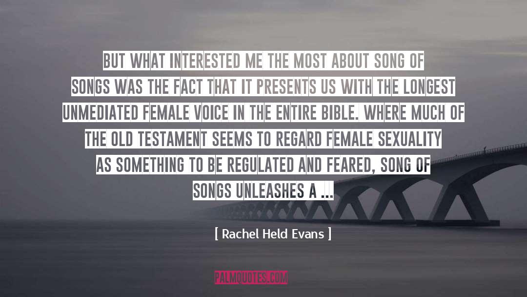 Id Songs quotes by Rachel Held Evans