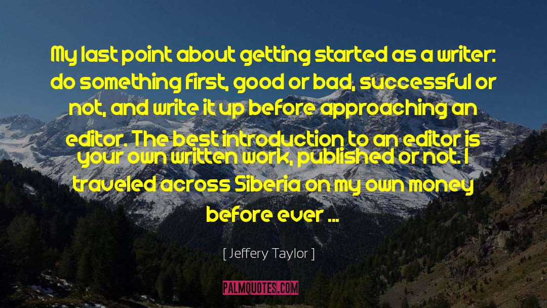 Idea Less quotes by Jeffery Taylor