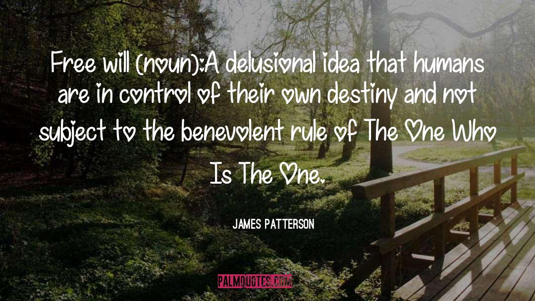 Idea Of Man quotes by James Patterson
