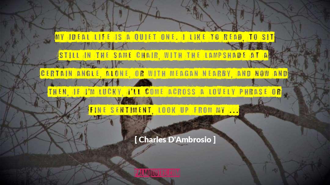 Ideal Life quotes by Charles D'Ambrosio