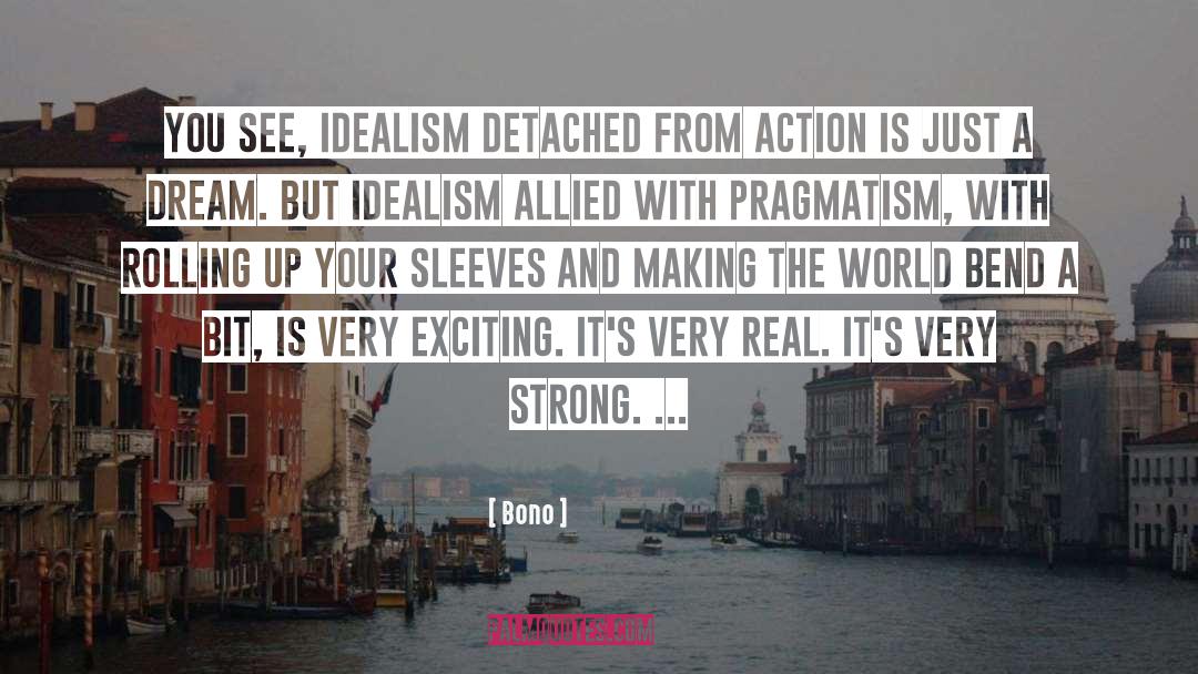 Idealism And Realism quotes by Bono