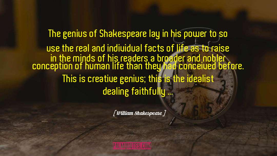 Idealist quotes by William Shakespeare