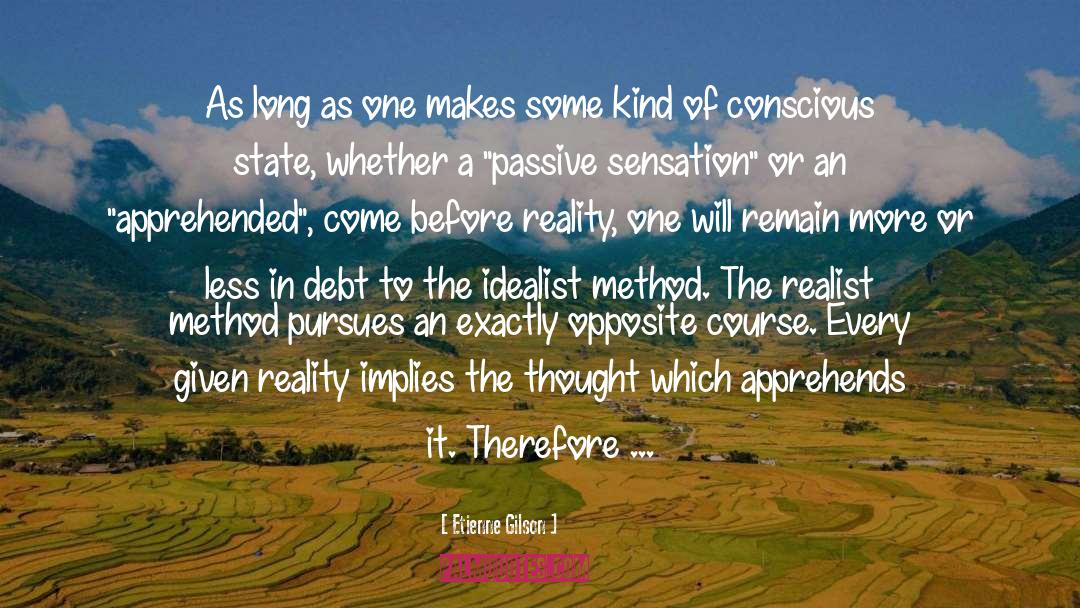 Idealist quotes by Etienne Gilson