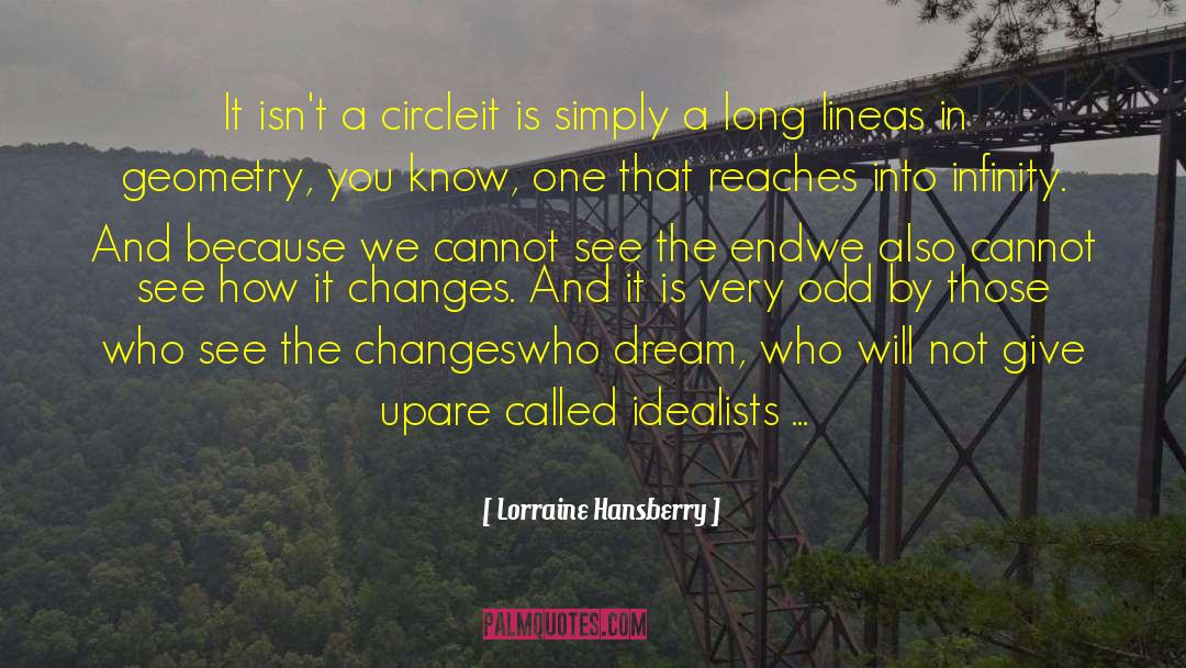 Idealists quotes by Lorraine Hansberry