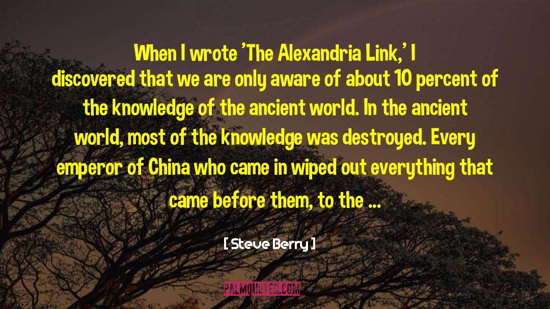 Idealization Of The Past quotes by Steve Berry