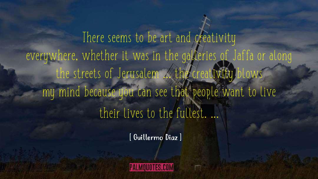 Ideas And Creativity quotes by Guillermo Diaz