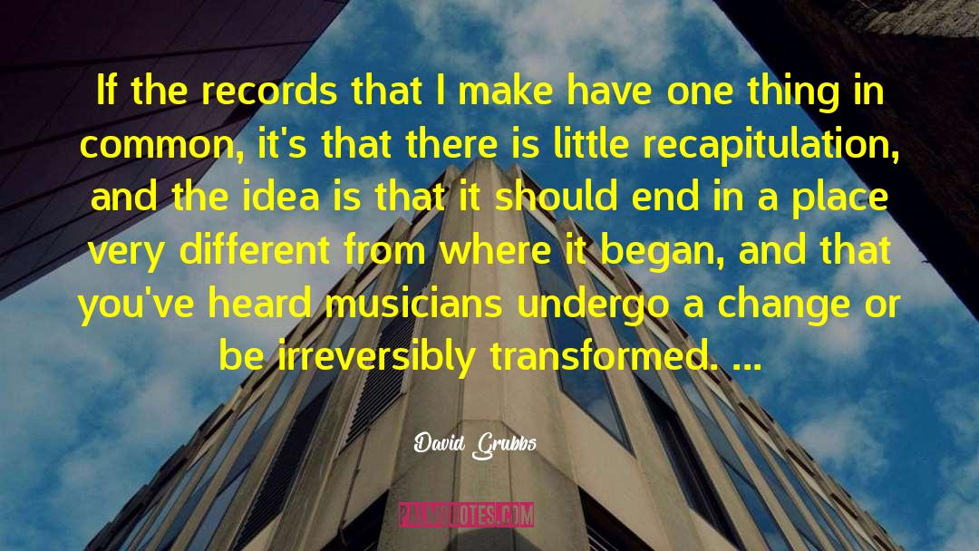 Ideas And Inspiration quotes by David Grubbs