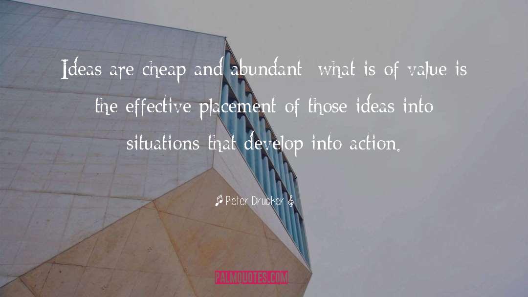 Ideas And Vision quotes by Peter Drucker