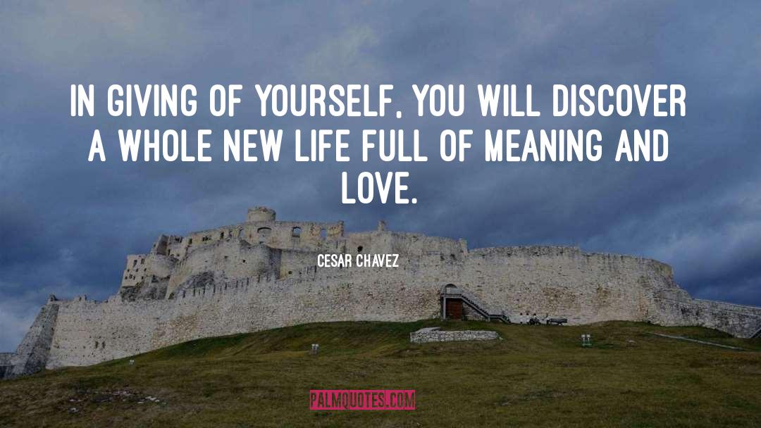 Ideas Discover Yourself quotes by Cesar Chavez