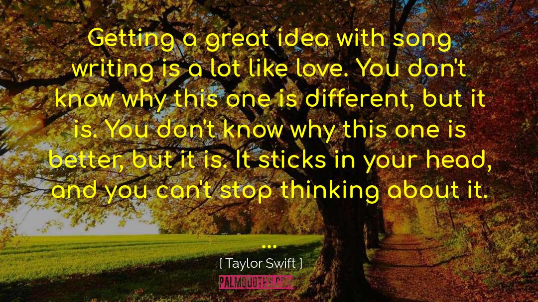 Ideas In Books quotes by Taylor Swift