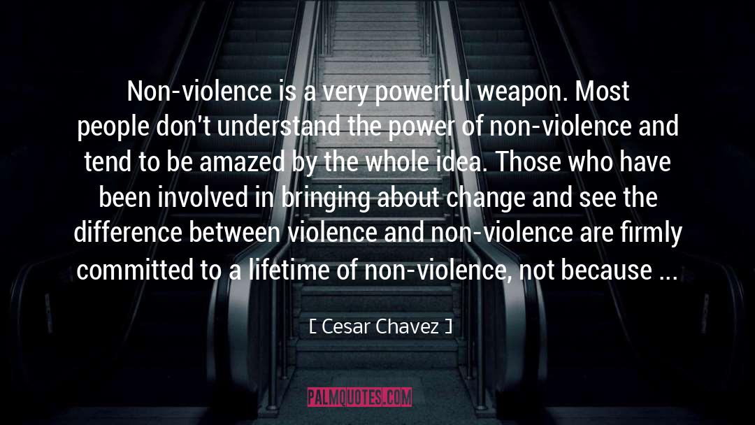 Ideas In Books quotes by Cesar Chavez