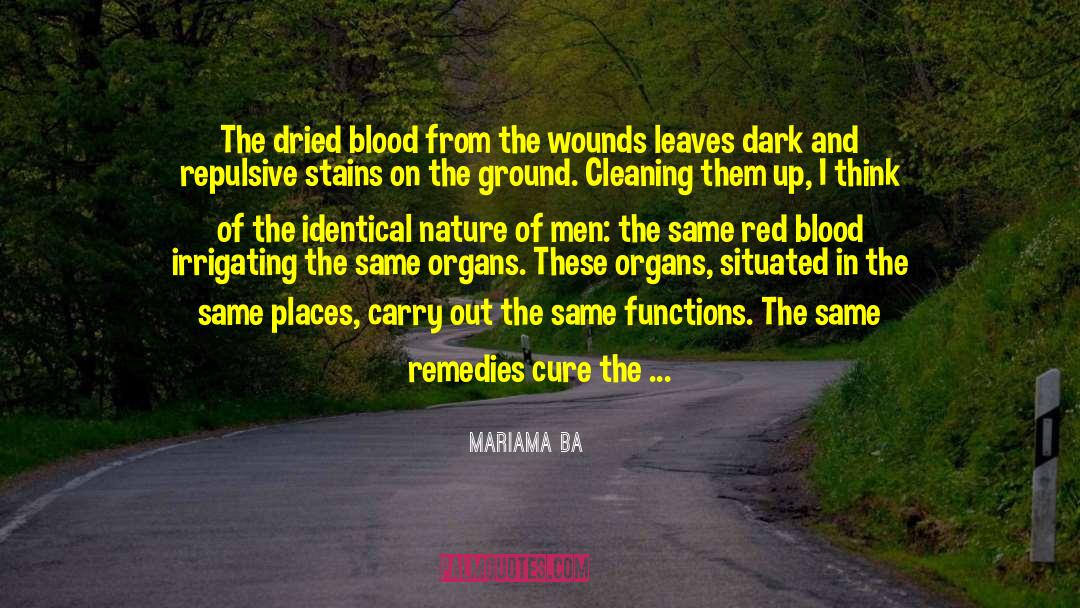 Identical quotes by Mariama Ba