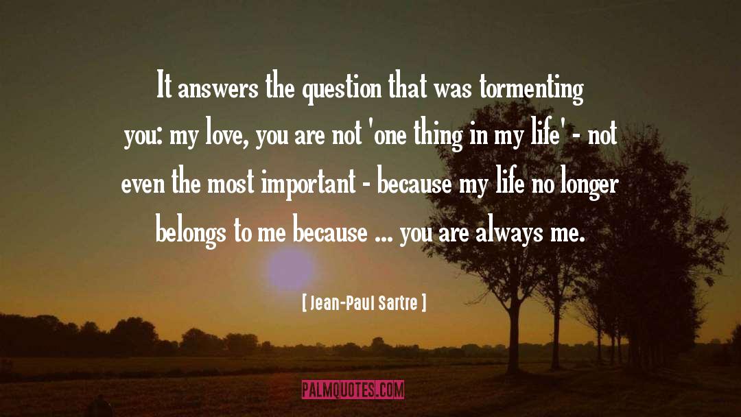 Identity Love quotes by Jean-Paul Sartre