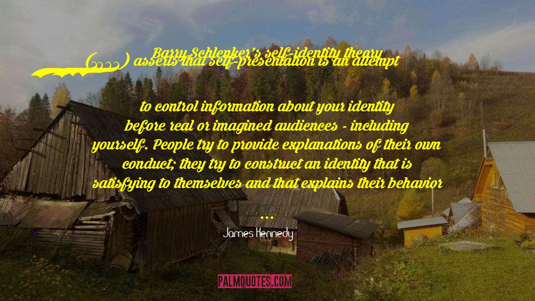 Identity Theory Interview quotes by James Kennedy