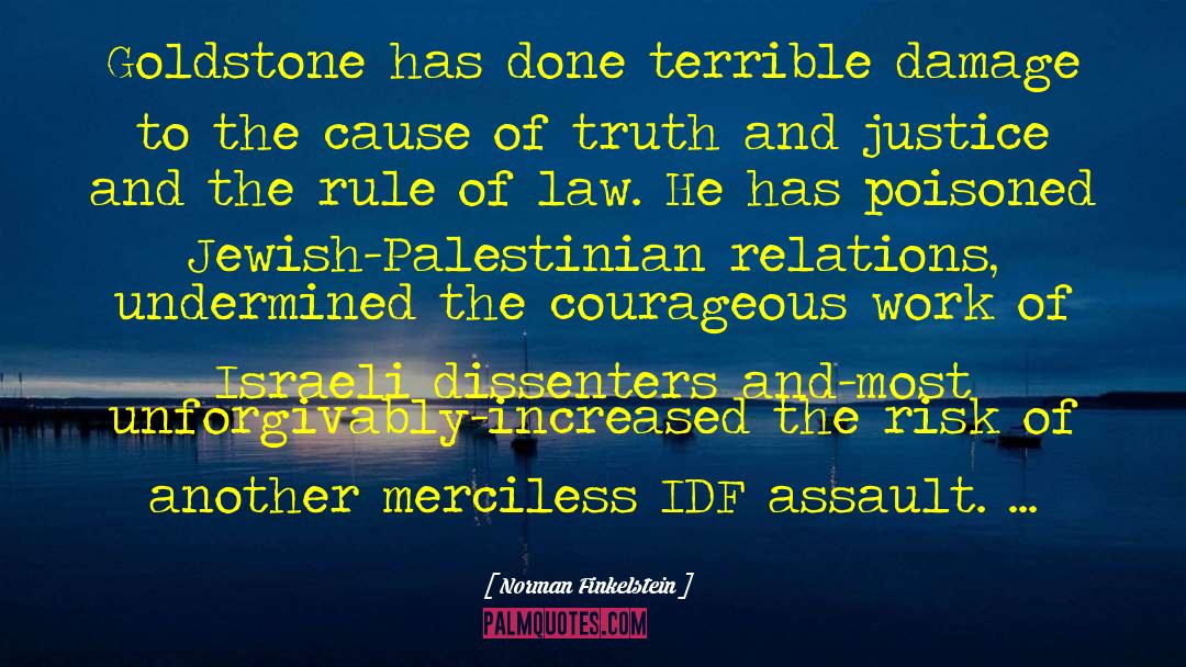 Idf quotes by Norman Finkelstein