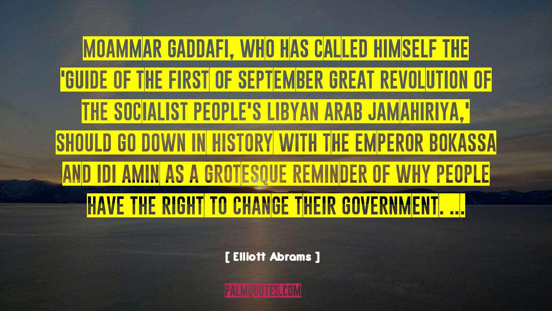 Idi Amin quotes by Elliott Abrams