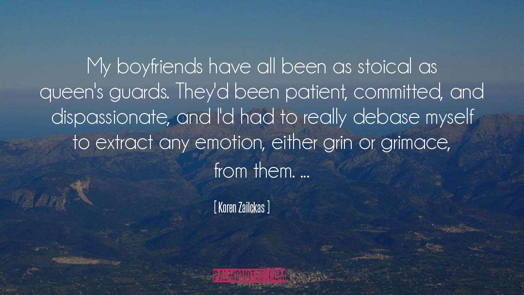 Idiot Ex Boyfriends quotes by Koren Zailckas