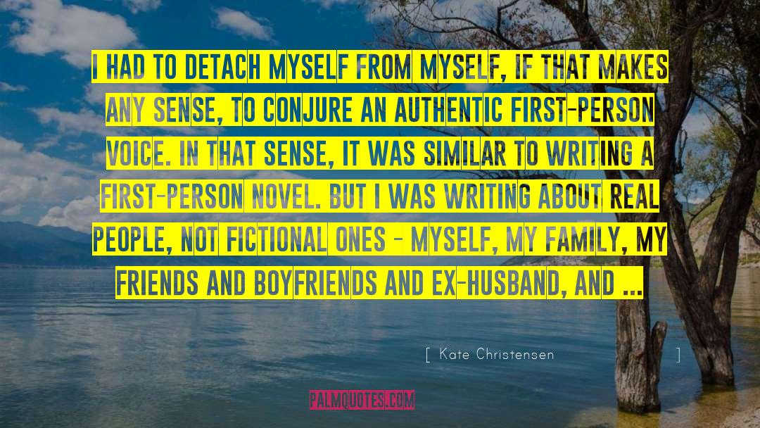 Idiot Ex Boyfriends quotes by Kate Christensen