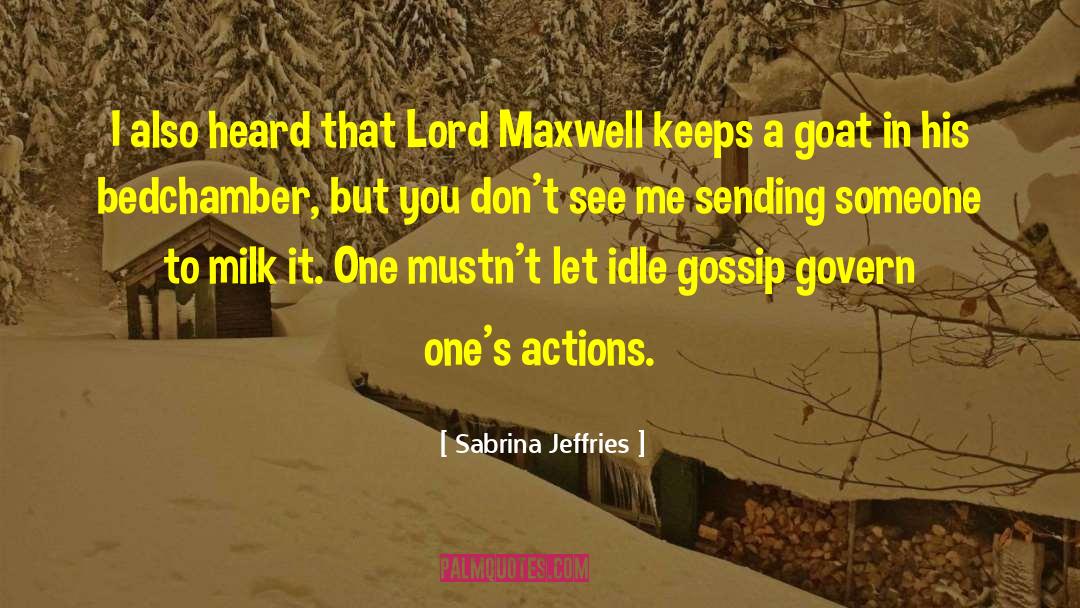 Idle Gossip quotes by Sabrina Jeffries