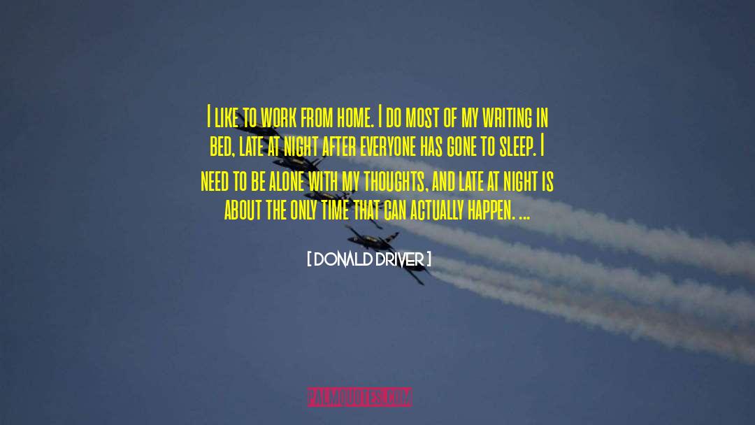 Idle Thoughts quotes by Donald Driver