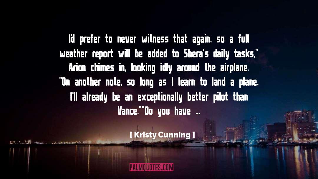 Idly quotes by Kristy Cunning