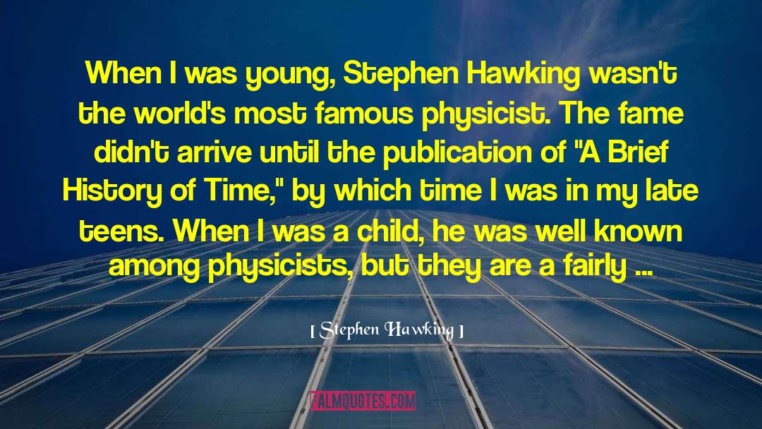 Idolizing quotes by Stephen Hawking