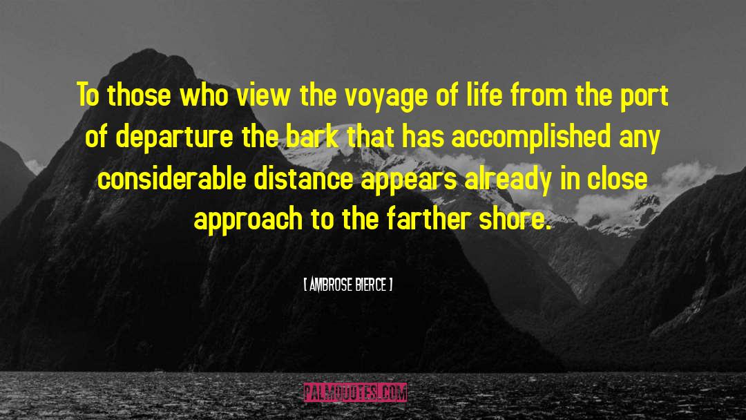 If From The Distance quotes by Ambrose Bierce
