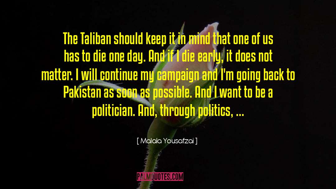 If I Die quotes by Malala Yousafzai