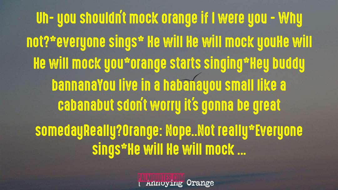 If I Were You quotes by Annoying Orange