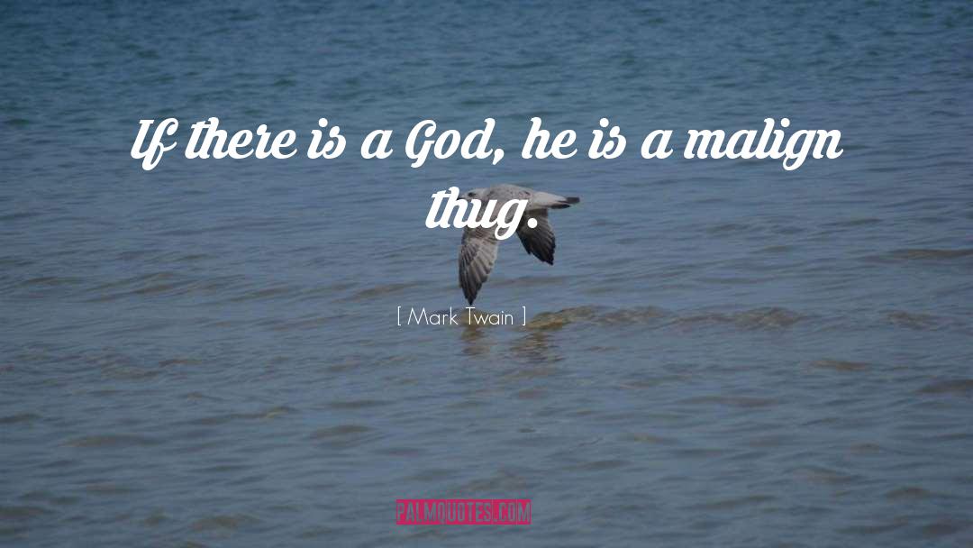 If There Is A God quotes by Mark Twain
