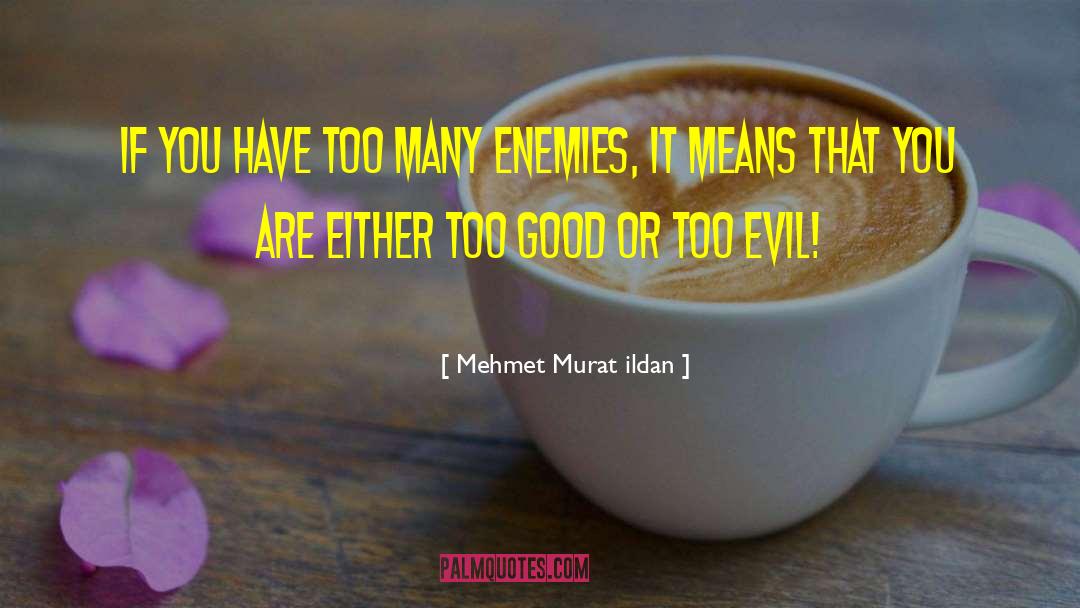 If You Are Good quotes by Mehmet Murat Ildan