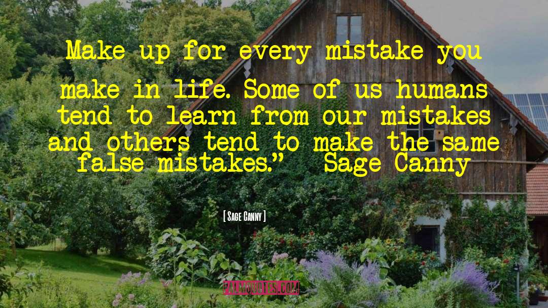 If You Dont Make Mistakes Quote quotes by Sage Canny