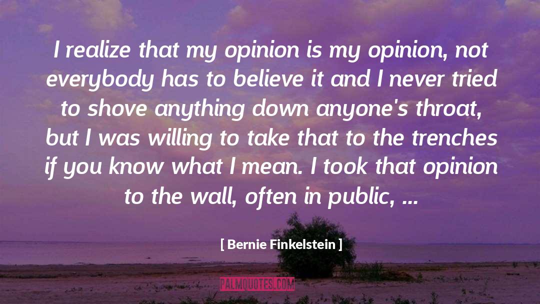 If You Know What I Mean quotes by Bernie Finkelstein