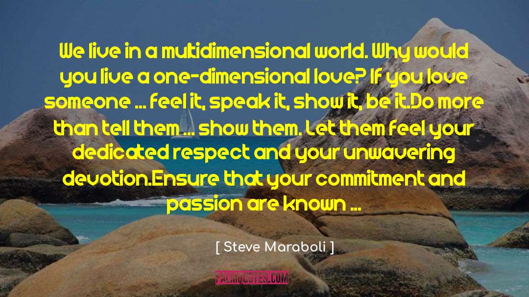 If You Love Someone quotes by Steve Maraboli