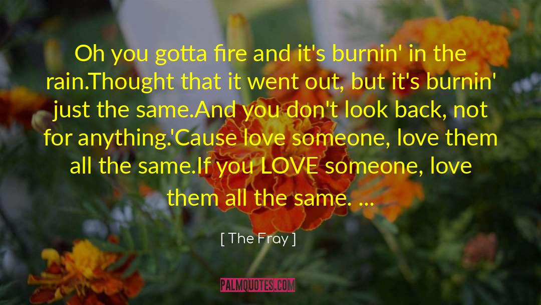 If You Love Someone quotes by The Fray