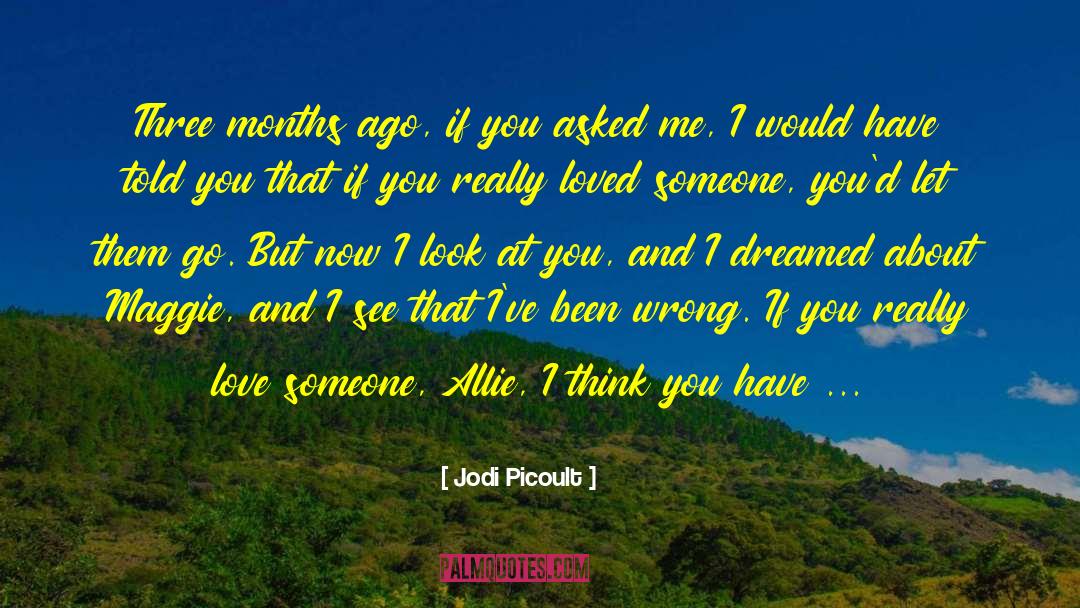 If You Really Love Someone quotes by Jodi Picoult