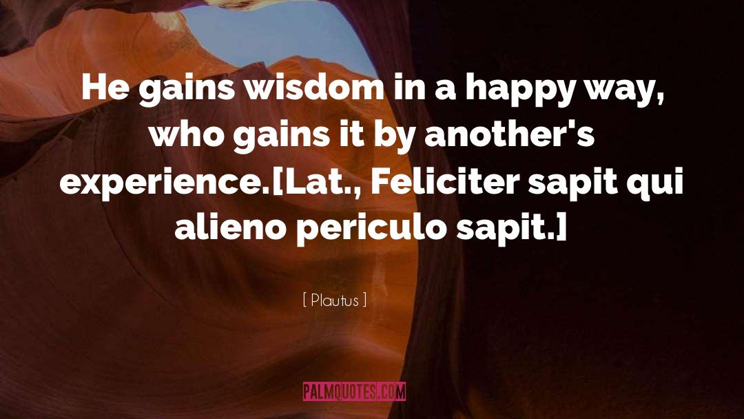 Igitur Qui quotes by Plautus