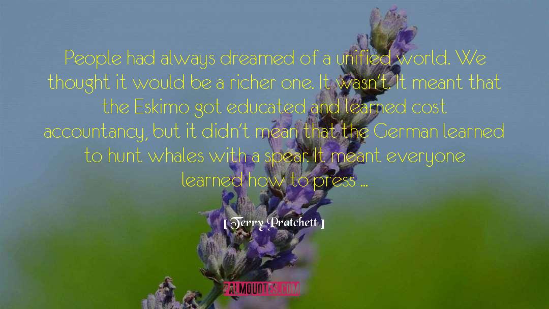 Igjugarjuk Eskimo quotes by Terry Pratchett
