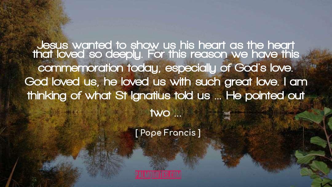 Ignatius quotes by Pope Francis