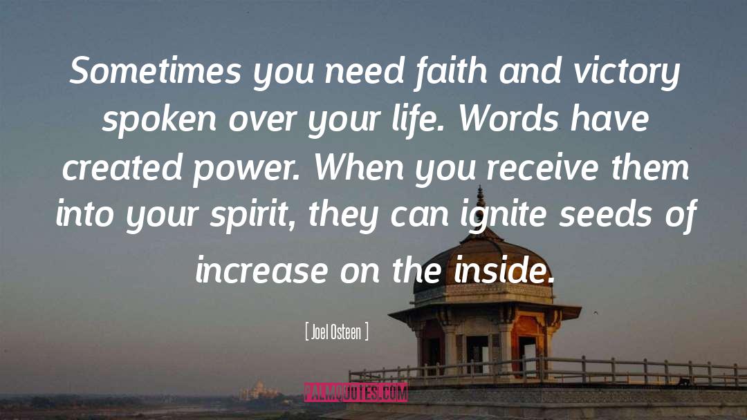 Ignite Me quotes by Joel Osteen