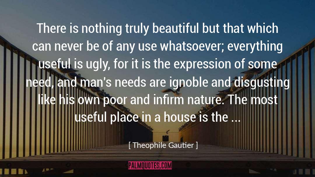 Ignoble quotes by Theophile Gautier