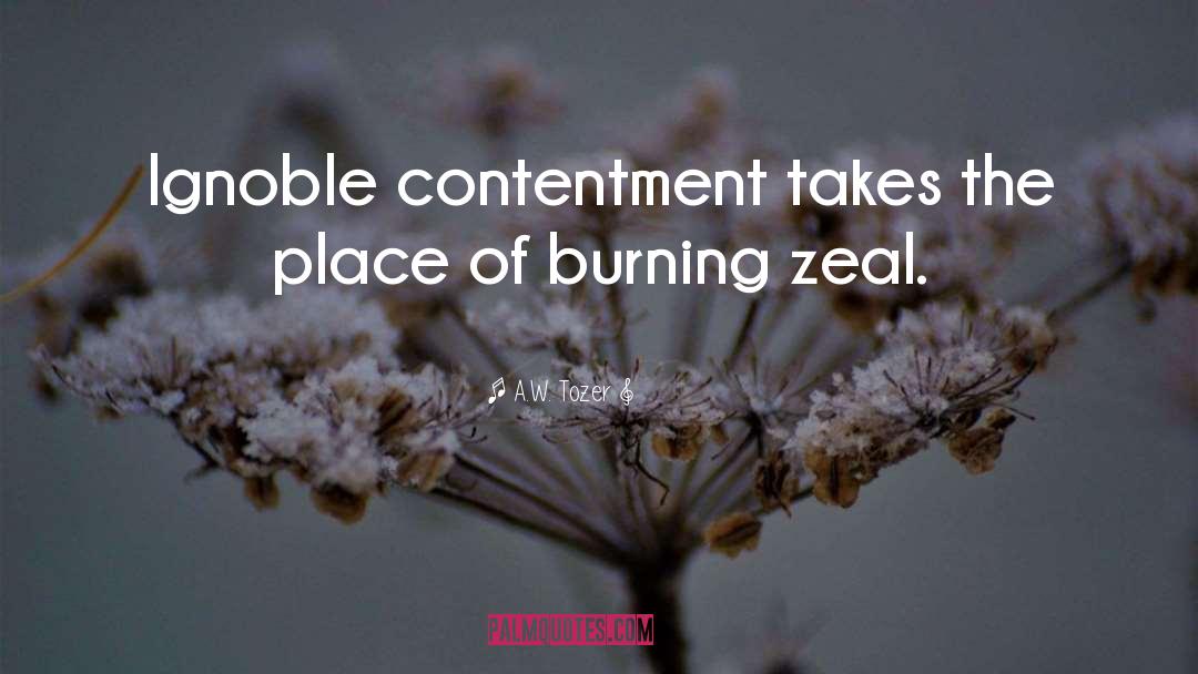 Ignoble quotes by A.W. Tozer