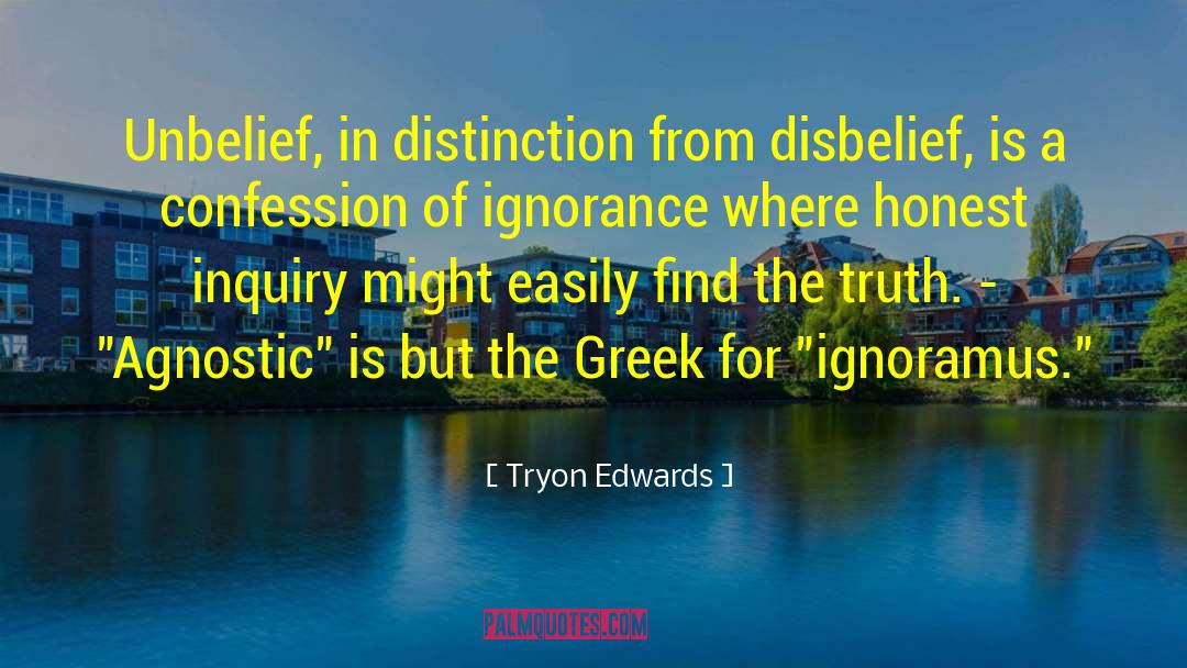 Ignoramus quotes by Tryon Edwards